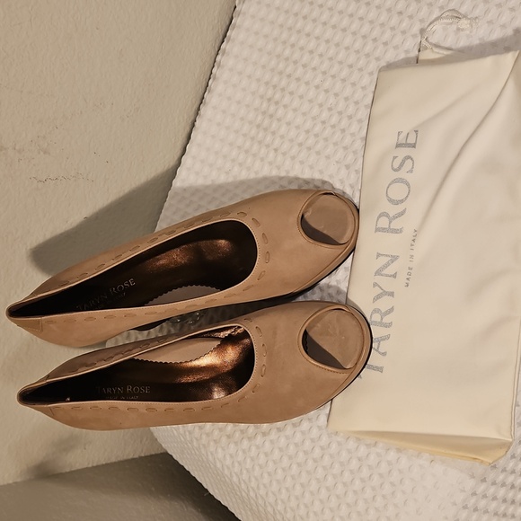 Taryn Rose Peep-Toe Wedge